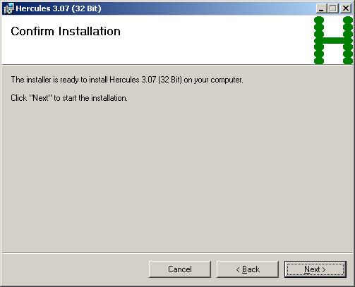 Confirmar la instalacion