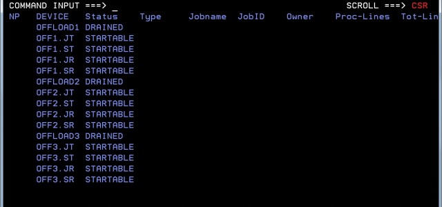Esta receta explicará la instalación y configuración del Spool Oflload, un sistema para sacar del SPOOL de JES el resultado de JOBs y archivar trabajos ya ejecutados para liberar espacio […]
